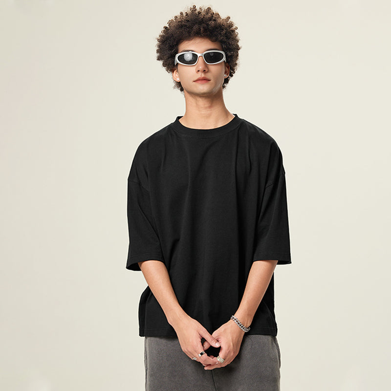 Unisex Cropped Loose T-shirt(280GSM)