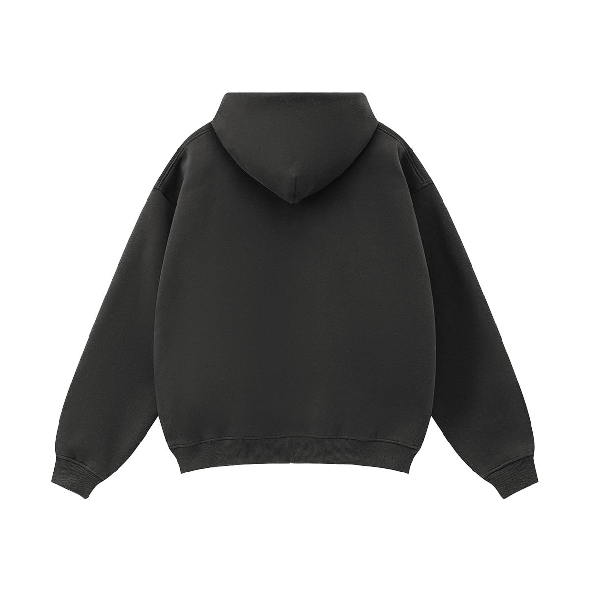 Unisex Fleece Zip-up Oversized Hoodie(380GSM)