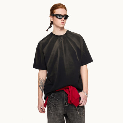 Hand-Scrunched Sunfade T-Shirt(250GSM)