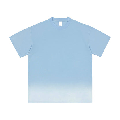 Bottom Sunfade Gradient Washed Vintage T-Shirt(250GSM)