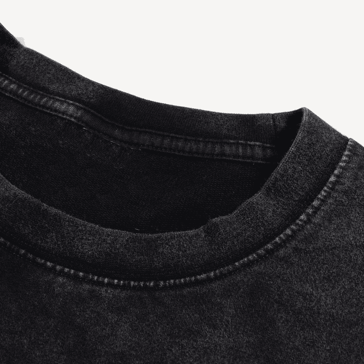 Unisex Cropped Snow Washed T-shirt(285GSM)
