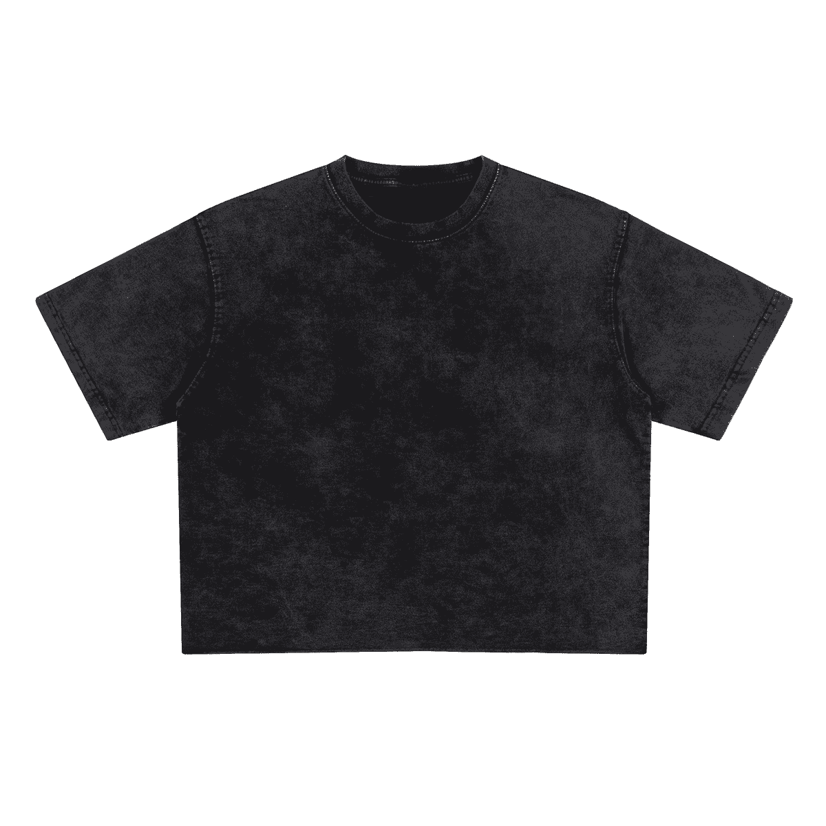 Unisex Cropped Snow Washed T-shirt(285GSM)