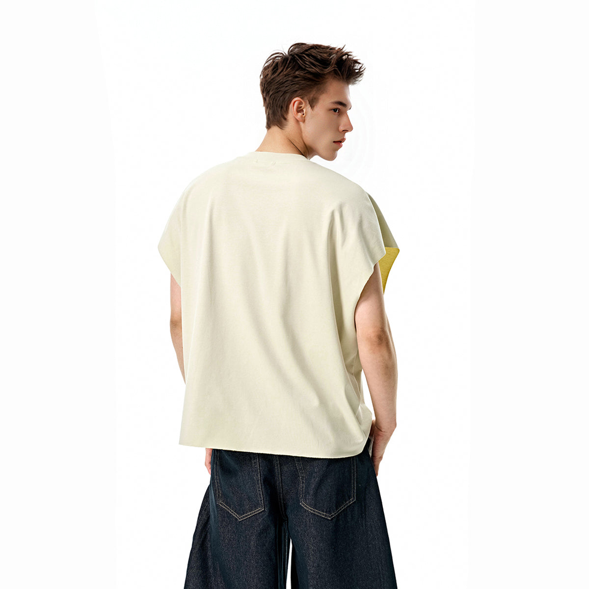 Unisex Reversible Boxy Fit Cropped T-Shirt（240GSM)